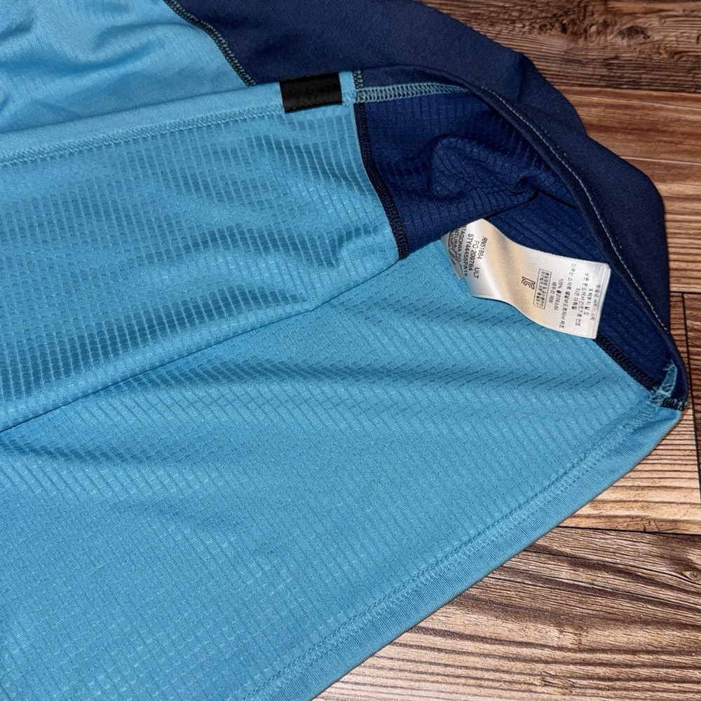 Patagonia Capiline Baselayer Quarter Zip Womens Size XL Polartec Blue Midweight - Picture 7 of 9